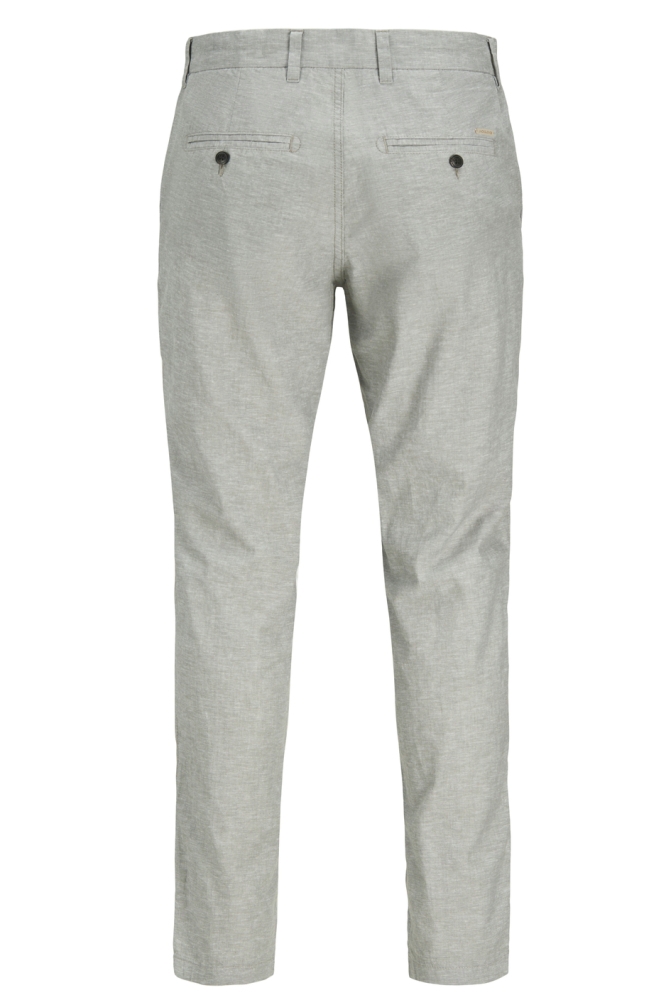 JPSTACE SUMMER LINEN BLEND CHINO PA 12248604 AGAVE GREEN/MELANGE